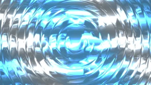 Glossy Waves 4K Blue Background