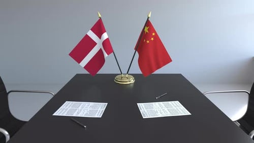 Denmark and China Corporate Business Agreement Meeting