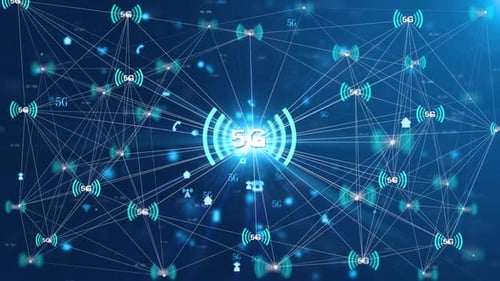 Background Of 5g Network Wi Fi Wireless Network Connection