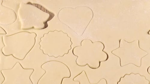 Using Cookie Cutters on Cookie Dough