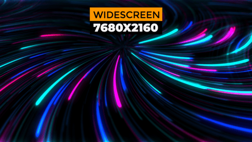 Neon Lights Swirl Loop