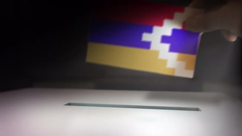 Ballot Card Insertion Animation for Voting
