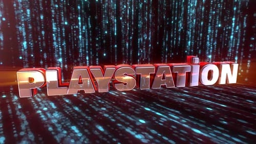 Playstation 3d consept text