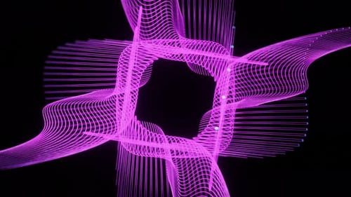 Abstract Transformation of Pulsating Color Patterns