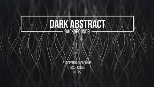 Dark Abstract Flowing Lines Animated Background