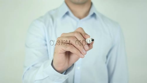 Custom Coding, Writing On Screen