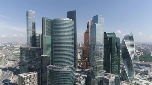 Moscow City Skyscrapers