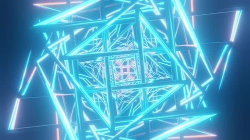 Strobe Abstract Trendy Surreal Futuristic Colorful Psychedelic Hypnotic VJ Seamless Loop Background