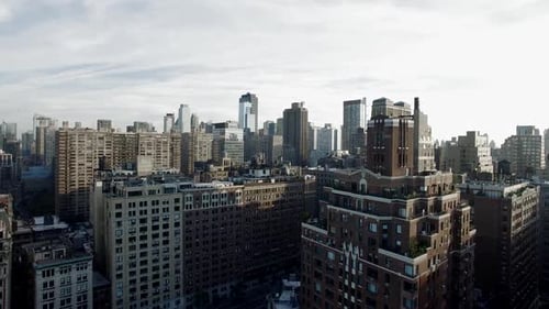 High Rise Skyline Office Buildings in City Business District