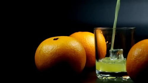 Oranges and Juice Still Life