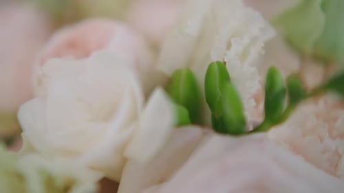 Beautiful Close Up of Pink and White Floral Arrangement