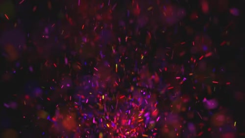Bewegungshintergrundanimation „Exploding Burning“, mehrfarbig, Hot Fire Funken