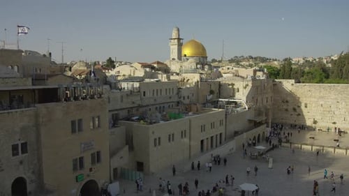 Old City with the Dome of the Rock and the Wailing Wall