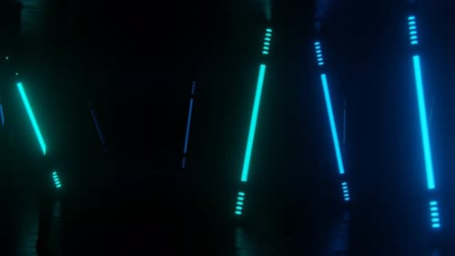 Blaue Lichtstäbe Hintergrund Animation Loop-Hintergrund