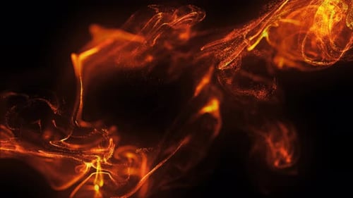 Glowing Particles Background Loop 4K