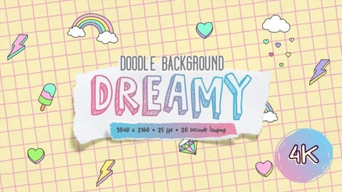 Doodle Background - Dreamy