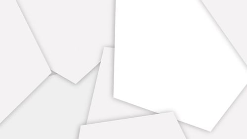 Abstract Geometric White Polygonal Motion Background