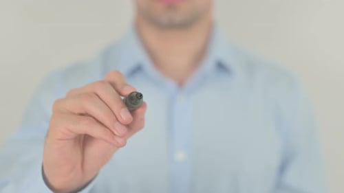 Startup, Writing on Transparent Screen