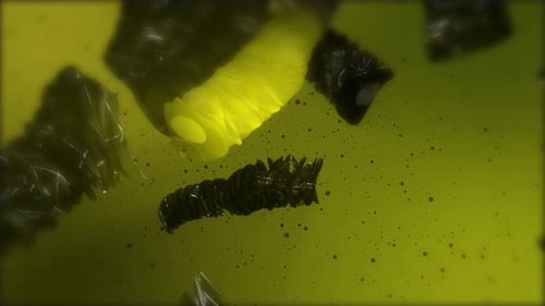 3D extraordinary chaos background