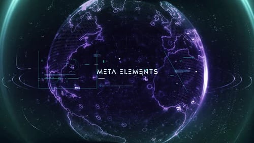 Digital Data Particle Earth Meta Elements
