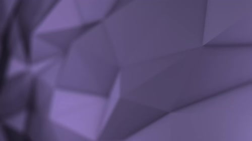 Abstract Geometric Purple Low Poly Background Animation