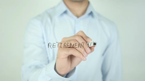Retirement Plan, Writing On Screen