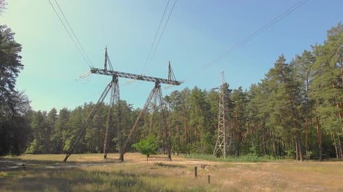 Power Line Tower