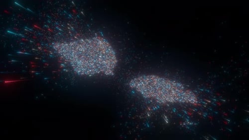 Abstrakte Landkarte von Samoa