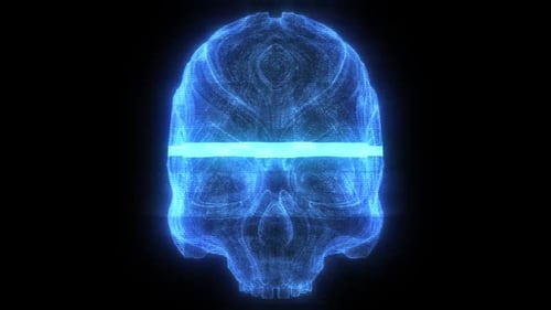 Abstract Skull Vj Loop Hd