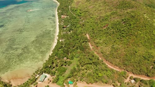 Tropical Island Blue Lagoon