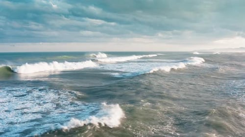 Relaxing View of Ocean Waves