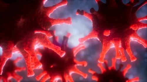 Schleifenrotation des Coronavirus COVID-2019