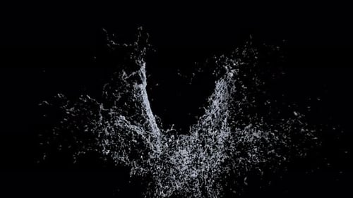 Fluid Water Splash Transition Effect