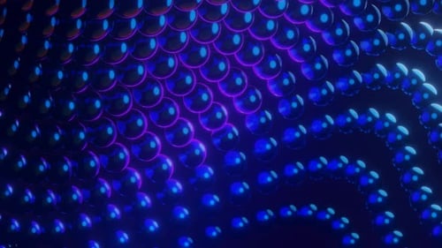 Futuristic Abstract Glowing Sphere Network Background