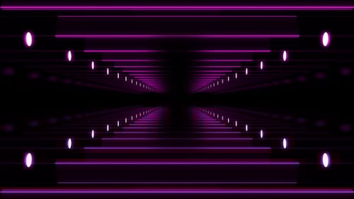 Bucle de fondo de túnel púrpura