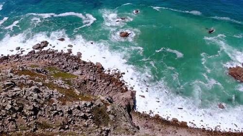 The ocean and the waves