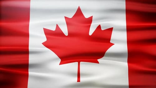 Canada Flag Waving