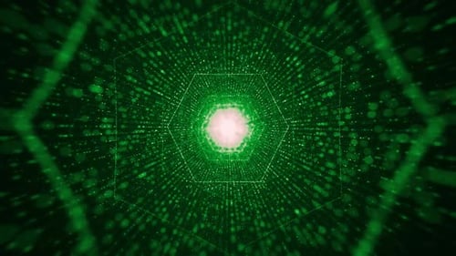 Hexagonaler Partikeltunnel