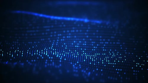 Technology digital wave background concept.