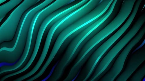 Abstract Fluid Wavy Lines Motion Background