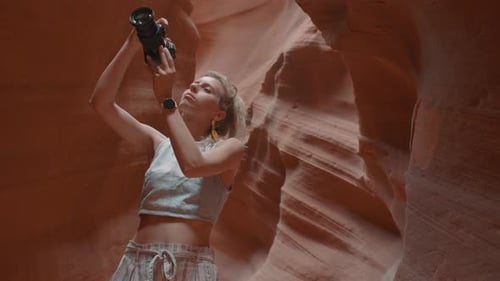 Fotograf im Canyon
