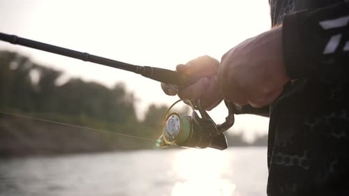 Adult Fishing at Sunrise with Fishing Pole, People Stock Footage ft. fishing & water - Envato Adult Fishing at Sunrise with Fishing Pole, People Stock Footage ft. fishing & water - Envato