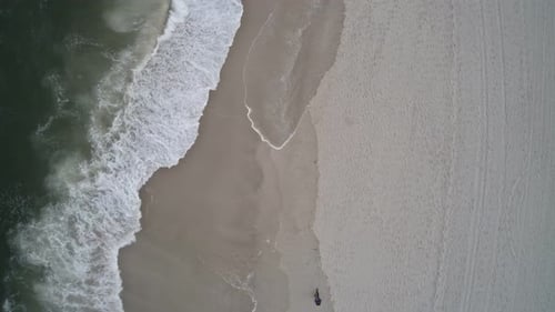 Blue Water Ocean Wave Blue Swells Crashing Curling Breaking a Wavy Surface