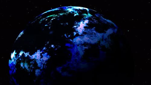 planète Terre bleue