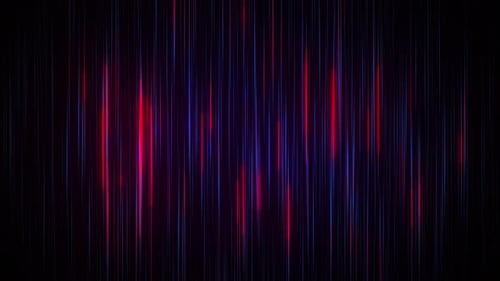 Abstract Neon Light Streaks Looping Background