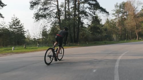 Radsportler auf dem Fahrrad