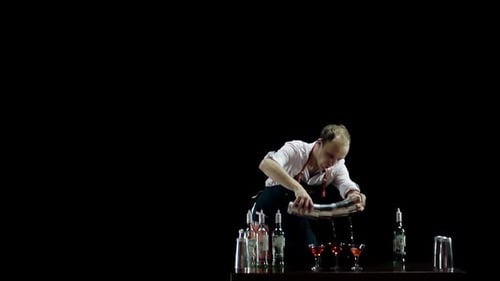 Bartender Pouring Cocktail