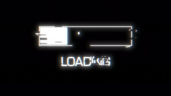 Loading Glitch for Video Game Design Design Element Able To Loop ...