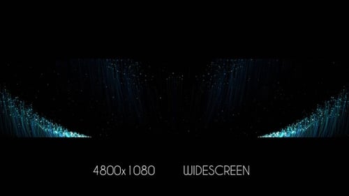 Blue Stage Particles Breitbild