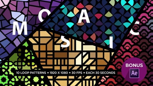 Mosaic Pattern Background